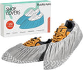 Shoe Covers Disposable 120 Pack, Non-Woven Booties for Shoes Covers,Durable Non Slip Shoe Protectors for Indoors, Breathable & Stretchable Fit for Most Sizes –Protector for Home, Real Estate, Work