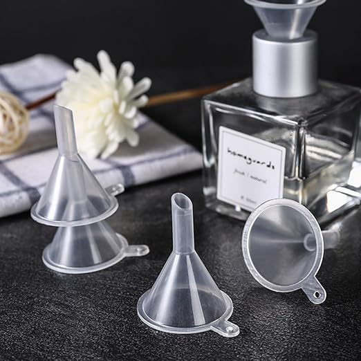 9 Pack Small Funnel Kit 3 Sizes w/Droppers for Kitchen Bottles, Essential Oils, Capsules & Pet Souvenirs