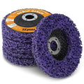 4-1/2" x7/8'' Stripping Discs Rust Remover Wheel Remove Paint and Oxidation Poly Strip Wheel Disc Abrasive Angle Grinding Wheel - 5 Pack(Purple)