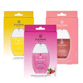 PAMMI Power Mist Hydrating Hand Sanitizer Spray, Portable Travel Size Pocket Hand Sanitizer, Scented Handsanitizer Mini Spray For Car - 600 Sprays (3 Packs (Mango, Guava. Lychee))