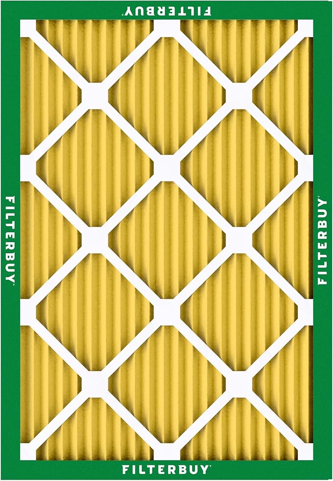 Filterbuy 12x18x1 Air Filter MERV 11 (MPR 1200) Allergen Defense Replacement (4-Pack), Electrostatic Pleated HVAC AC Furnace Filters, Made in USA (Actual Size: 11.50 x 17.50 x 0.75)
