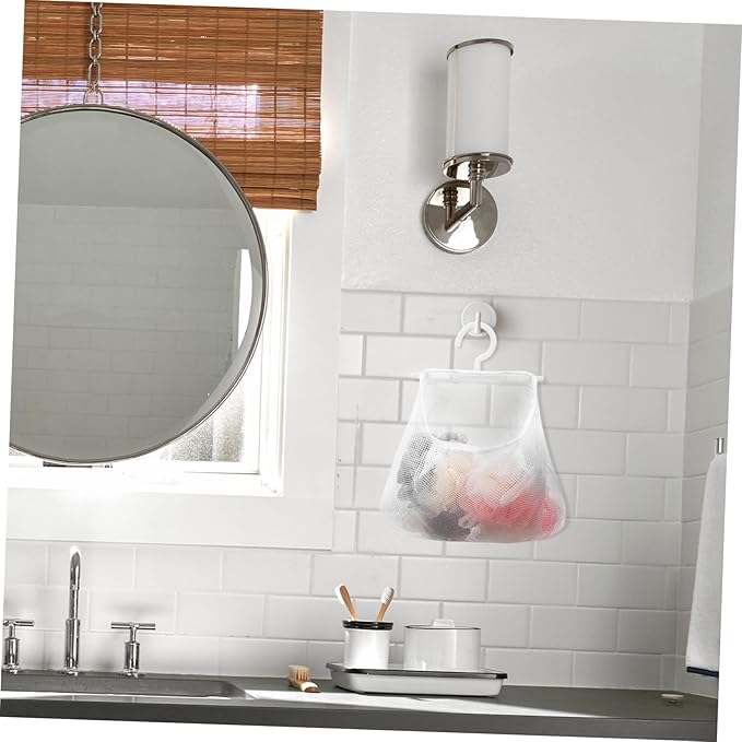 Cabilock 3pcs Mesh Hanging Bag Travel Underwear Organizer Bag Hand Inserts Organizer Undergarment Laundry Laundry Hamper Clothes Peg Hanging Groceries s Vegetable Pouch Pp