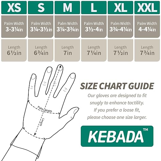 Kebada W1 Work Gloves for Men and Women, PU Coated Safety Gloves with Grip, Touchscreen, Ideal for Warehouse Package Handling, Construction, Gardening, Green Large