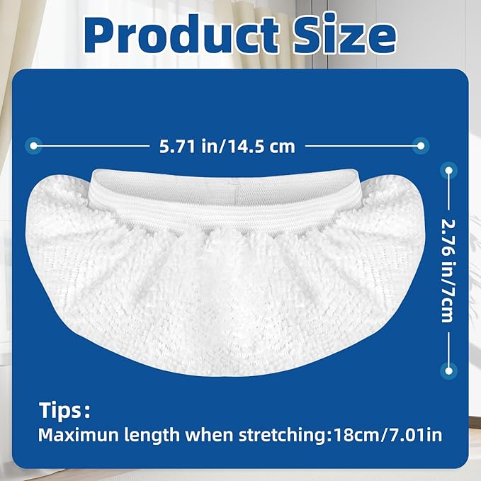LOVECO 8 Pack Universal Microfiber Cloths for Handheld Steam Cleaner - Compatible with Bissell Steam Shot, PurSteam, Wagner Spraytech, etc - Reusable Washable Steam Cloth Accessories