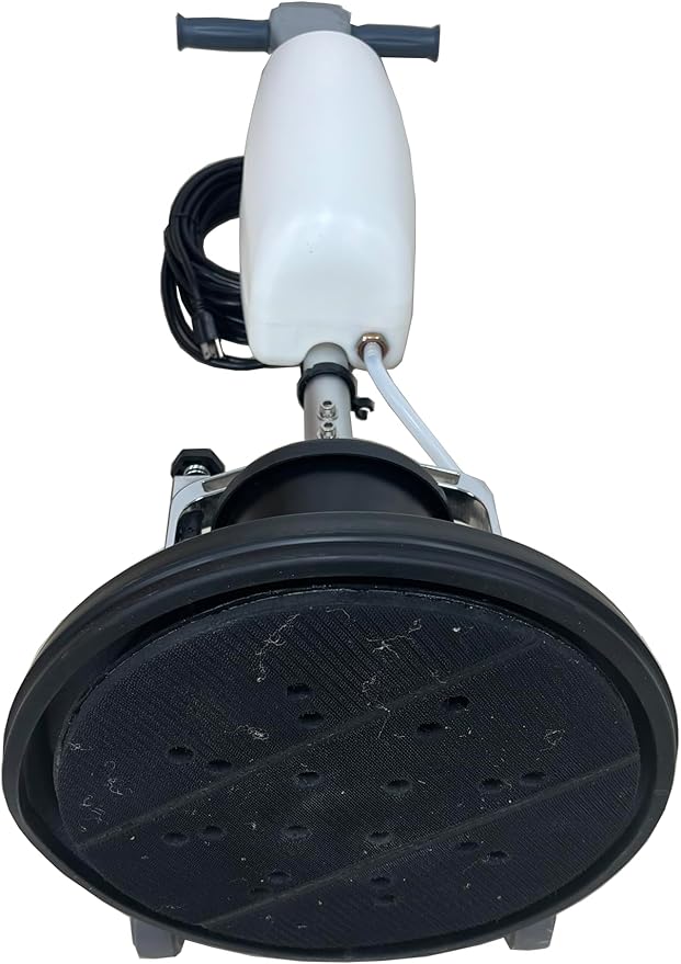 13" Heavy-duty Multi-Functional Floor Buffer Polisher Machine - Clean, Buff, Scrubb and Polish with Ease! Ideal for Carpets Too! Includes Optional Solution Tank, 2 Brushes and 3 Scouring Pads