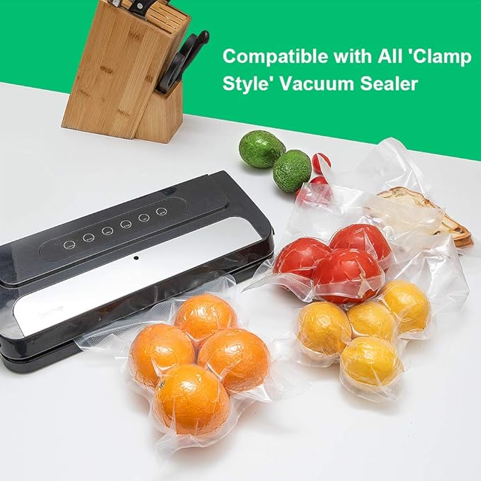 11x50 Rolls 2 Pack Vacuum Sealer Bags Rolls with BPA Free,Heavy Duty,Great for Vac Storage or Sous Vide Cooking