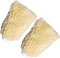 Quanzhou Chenchenchen E-Commerce Co.,Ltd Car Wash Mitt, House Cleaning Glove, Home Dusting Cloth Imitation Wool Gloves 2 pcs Yellow