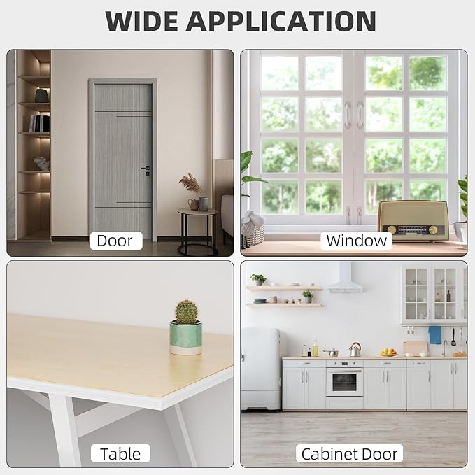 196" Wedge Weather Stripping Door Seal Strip for Door Frame & Window,Self Adhesive Window Insulation Draft Stopper Seal for Winter,Gray Foam Door Gap Filler for Soundproofing Light Blocker,Black
