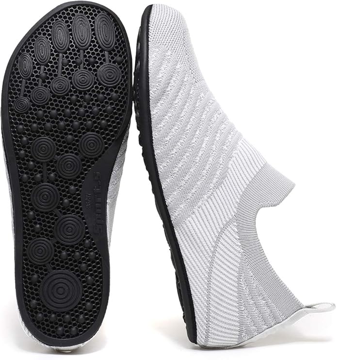 Adult Indoor House Slippers Socks Lightweight Non Slip Grip House Home Shoes for Women Men
