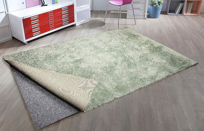 Ultra Strong Anti-Slip Thin Rug Felt Pad, Non Slip Grip Pads, Keep Your Rugs in Place (6 x 9 Feet)- Gray