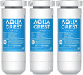 AQUA CREST XWF Replacement for GE® XWF, NSF Certified Refrigerator Water Filter, 3 Filters (Not XWFE®)