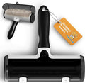 Pet Hair Remover with Fur Collector - Easy to Use Pet Hair Removal Tool - Cat & Dog Hair Remover for Couch, Furniture, Clothes, Bedding, Car - Reusable Lint Roller
