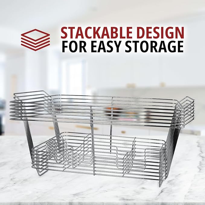12 Pack Chafing Wire Rack Buffet Stand Chrome Frame for Events, Parties, Wedding, & Birthday Party Catering, Full Size Chafing Stand for Dish Serving Trays, Food Warmer Catering Supplies