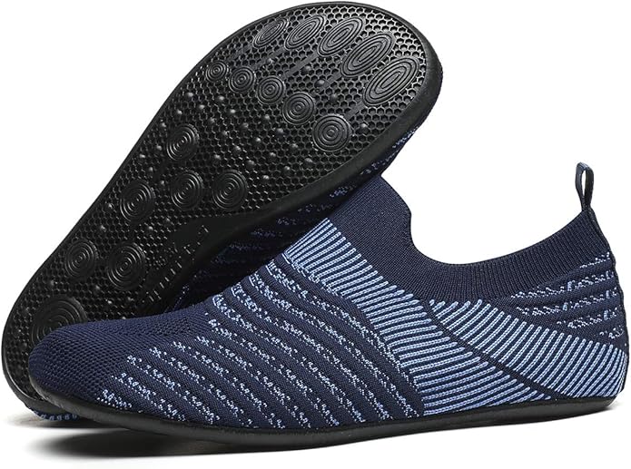 Adult Indoor House Slippers Socks Lightweight Non Slip Grip House Home Shoes for Women Men