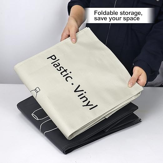 Recycling Bin, Separate Large Recycle Bins for Kitchen - Indoor Home Trash Bin, Recyclable Waste Trash Sorting Organizer, Durable, Washable, Affordable Recycle Bags, 2 Pack