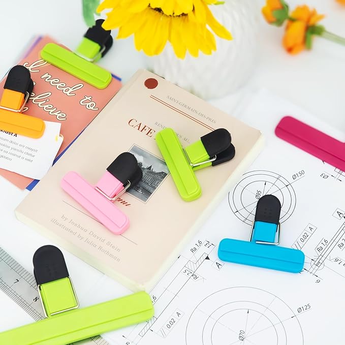 11Pcs Chip Bag Clips, Bag Clips for Food Storage, Snack Clip for Other Food Bags, Heavy Duty Sealing Clip for Home, Office and More