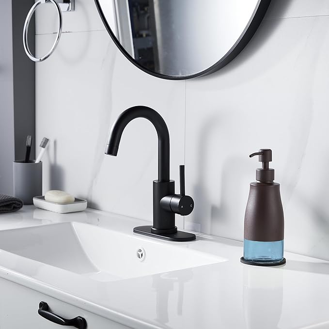 Gaussra Bronze Soap Dispenser with Coaster and Stickers, Stainless Steel and Glass Bottle Hand Pump Dispenser, Refillable Liquid Hand Soap Dispenser for Bathroom & Kitchen (11OZ / 320ML)