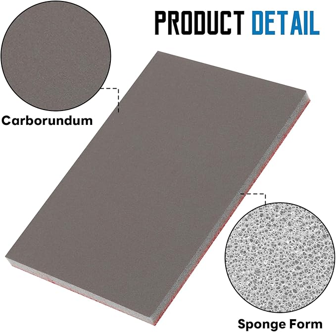 20 Pack 2000 Grit Sanding Sponge, 3 x 4 Inch Soft Foam Sanding Block Wet Dry Sanding Pads, Washable Sandpaper Sponge Drywall Sand Block for Wood, Metal, Furniture Polishing (2000 Grit)
