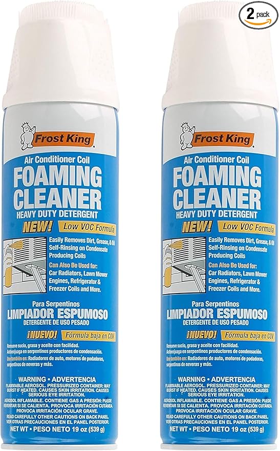 Frost King ACF19 Foam Coil Cleaner, 1.18 Pound (Pack of 2), 19 Ounce