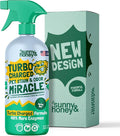Sunny & Honey Pet Stain & Odor Miracle - Turbo Charged, 32 Fl Oz, Spring Mint - Carpet Shampooer Enzyme Cleaner Spray - Pet Urine & Odor Eliminator Spray - Stain Remover & Carpet Cleaning Solution