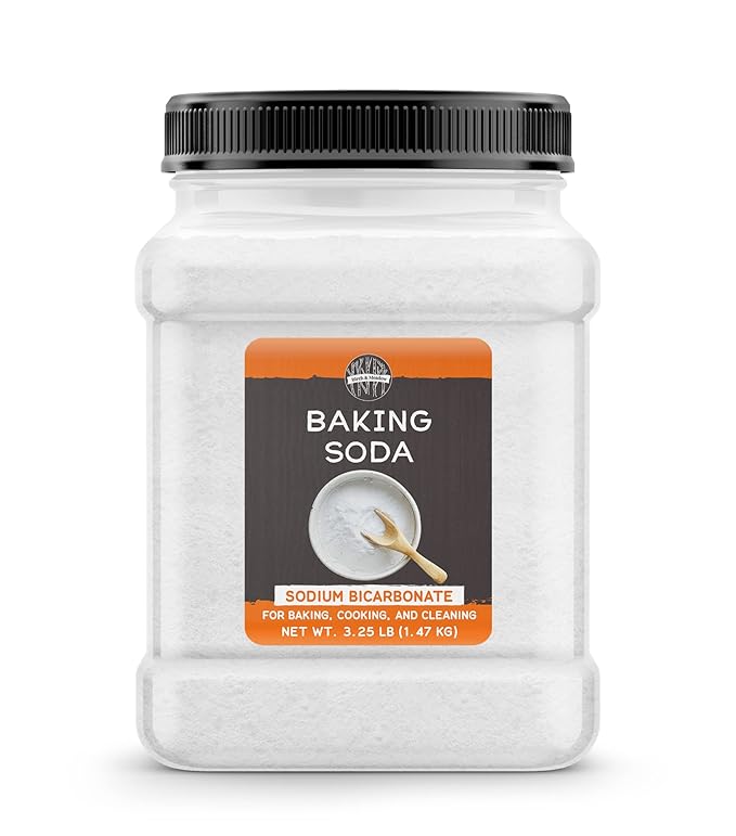 Birch & Meadow Baking Soda, Sodium Bicarbonate, Cooking & Cleaning (3.25 Pound)