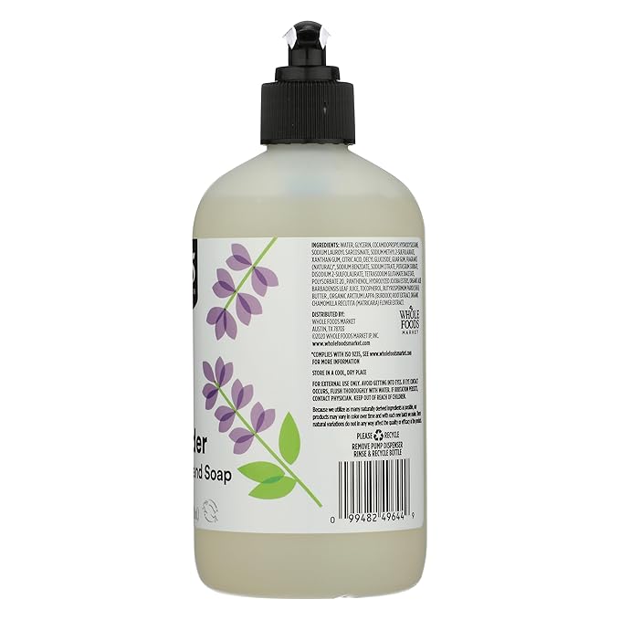 365 by Whole Foods Market, Liquid Hand Soap, Lavender, 12.5 Fl Oz