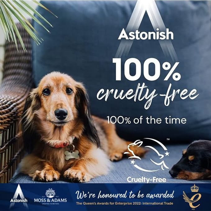 Astonish Specialist Extra Strength Grease Lifter With Baking Soda - No Scrub De-Greaser Formula For Kitchen Surfaces, Trays & Pans - Vegan Cruelty Free Household Cleaning Supplies, 750ml Spray Bottle