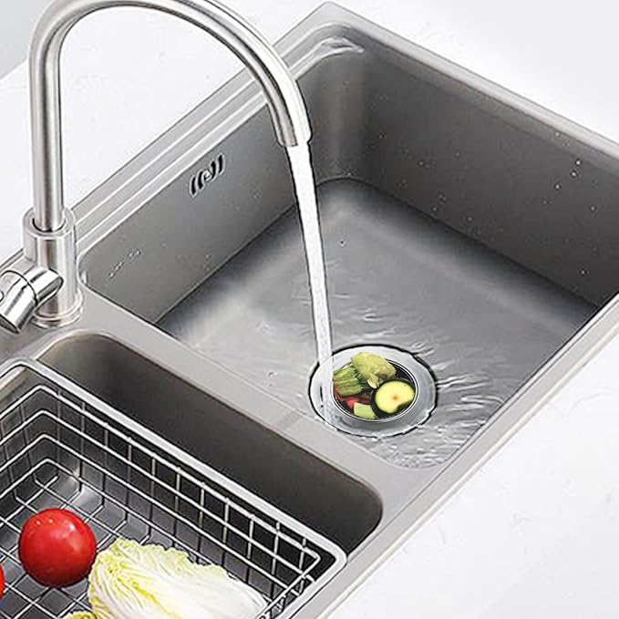 Stainless Steel Drainage Basket, Corner Sink Filter Basket,4.5-inch Sink Drainage Filter and Faucet Hanging Stainless Steel Drainage Basket, Kitchen Sink Drainage Filter, Sink Drainage Filter（2Pcs）