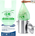 1.6 Gallon Compostable Trash Bags with Handle, 125 Count Small Compost Bags, Biodegradable Kitchen Garbage Bags, Food Scrap Waste Bags for Countertop Bin, ASTM D6400, US BPI Certified