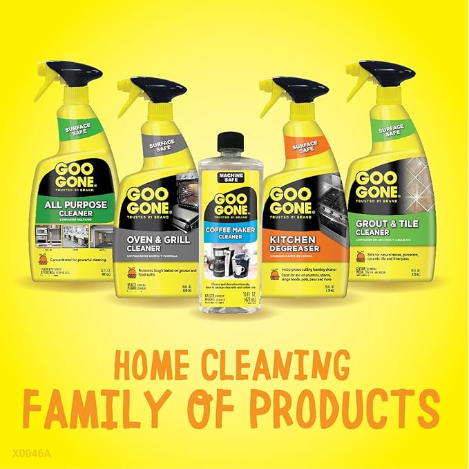 Goo Gone Oven and Grill Cleaner - 14 Ounce - Removes Tough Baked On Grease and Food Spills Surface Safe