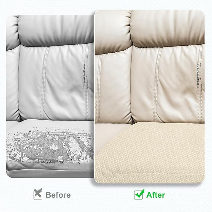 PATIKIL 8x11 Inch Linen Repair Patches, 2Pcs Self-Adhesive Fabric Patch for Sofas Tote Bags Furniture Car Seats Clothes Tents, Blue