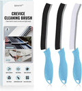 SXhyf Crevice Cleaning Brush - Grout Scrub Brush, House Cleaning Supplies, Gap Cleaning Tools, Home Essentials, Gifts for Women Men, Hard Bristle Crevice Cleaner Brush for Household Use, Bathroom