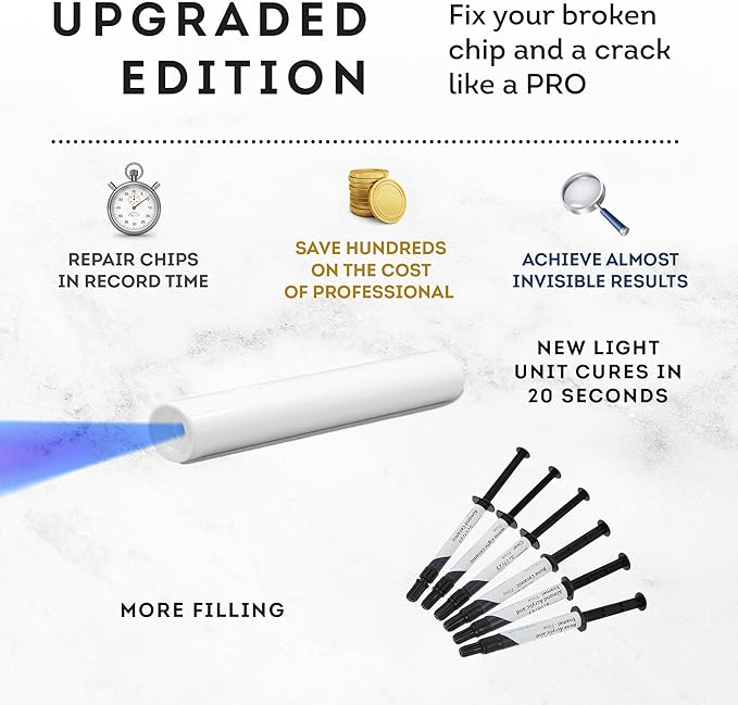Bone & Almond Color Surface Repair Kit - Fix Chips & Defects in Minutes | Repair Tiles Bathroom Fixtures and Countertops with Ease | for Porcelain Ceramic Fiberglass Corian and Enameled Surfaces