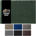 GORILLA GRIP Front Door Mat, 35x23, Indoor Outdoor Ultra Absorbent HydroAbsorb Doormat, Absorbs Up to 5.7 Cups of Water, Stain and Fade Resistant, Rubber Backing Doormats, Captures Dirt, Green