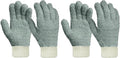 MIG4U Microfiber Dusting Gloves House Cleaning Glove for Blinds, Windows, Shutters, Furniture, and Car, Reusable Lint-Free Gray 2 Pairs S/M