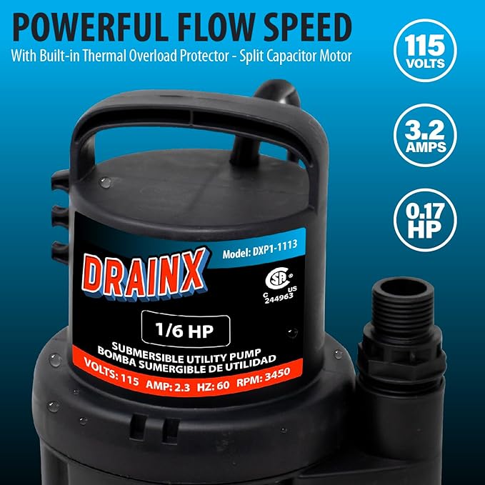 DrainX Tankless Water Heater Flushing Kit Includes Pump, Hoses, 5-Gallon Bucket, Concentrated Vinegar, and Replacement Filter for Rinnai Systems