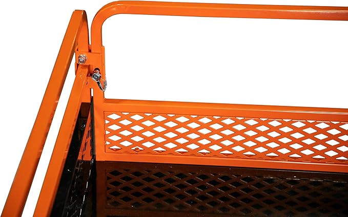 Impact IMPLEMENTS® 1500lb Utility Cart Cargo Trailer with Solid Steel Floor for Lawn/Garden Tractors, ATV's, UTV's and More. Original Design with USA Trademark. Pivoting Feature for Precise Unload.