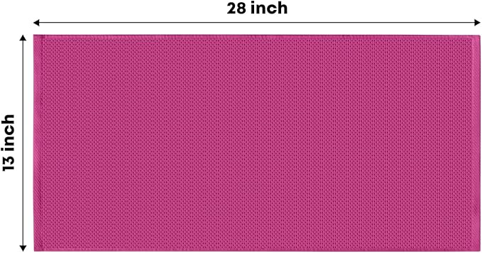 Artoid Mode 100% Cotton Rose Red Waffle Weave Kitchen Dish Cloths, 13x28 Inch Ultra Soft Absorbent Quick Drying Kitchen Dish Towels Set of 4