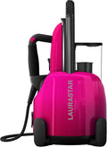 Laurastar Lift Plus Steam Iron in Pinky Pop: Swiss Engineered 3-in-1 Steam Generator That Irons, Steams, and Purifies Your Clothes