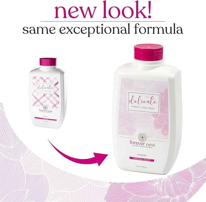 FOREVER NEW Granular Detergent Powder - Delicate Laundry Care Wash - Original Scented, 96 oz. (32 oz. 3 Pack)