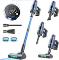 V25 Cordless Vacuum Cleaner, 680W 60Kpa Powerful Stick Vacuum with Dust Sensor, Digital Display, 4000mAh Rechargeable Battery up to 60Mins, Versatile for Pet Hair, Floor, Carpet