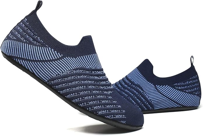Adult Indoor House Slippers Socks Lightweight Non Slip Grip House Home Shoes for Women Men
