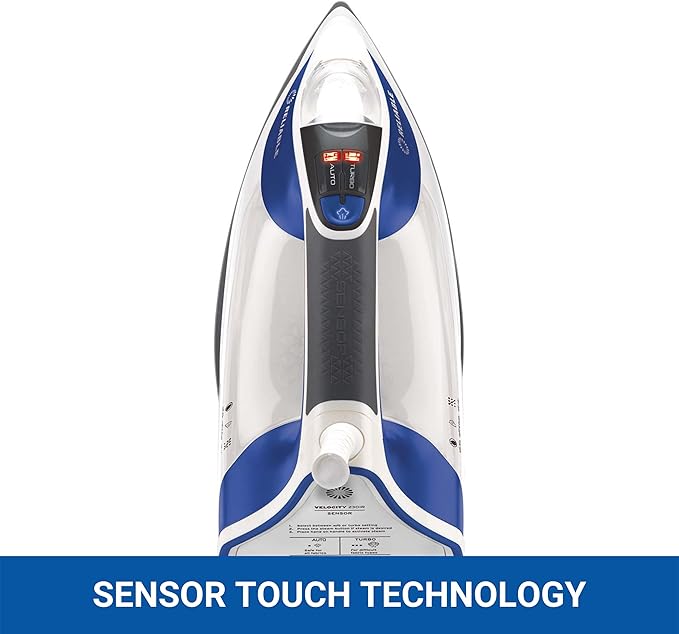 Reliable Velocity 240IR 1800W Steam Iron - Compact Vapor Generator Home Iron for Clothes, Sewing, Quilting and Crafting, Anodized Aluminum Soleplate, Continuous Steam Ironing