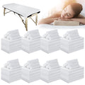 800 Pcs Disposable Bed Sheets for Massage Table 31" x 71" Massage Table Sheet Soft Non Woven Bed Cover Breathable for SPA Massage Beauty Tattoos(White)
