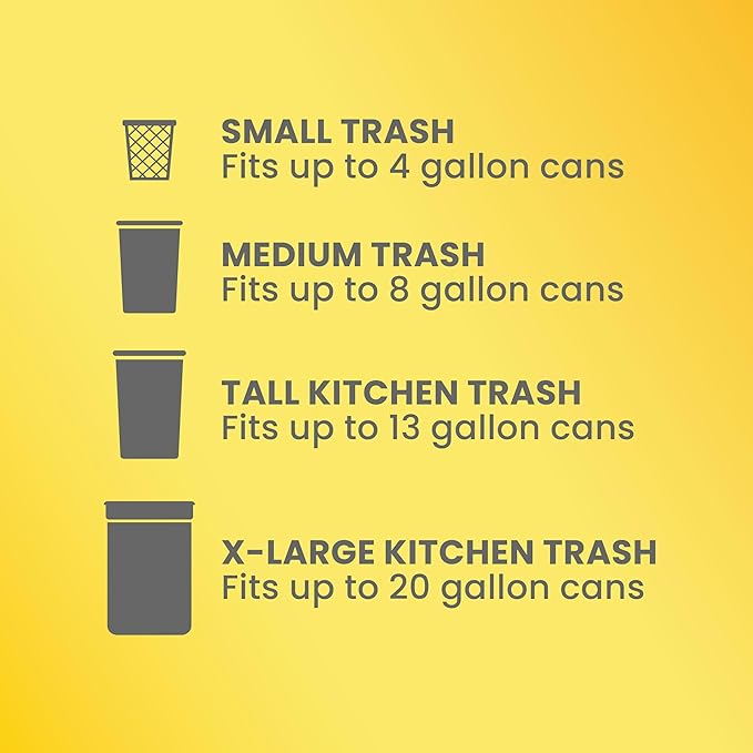 Glad Trash Bags, ForceFlex Tall Kitchen Drawstring Garbage Bags, 13 Gal, Fragrance Free, 80 Ct, Package May Vary| (Pack of 3)