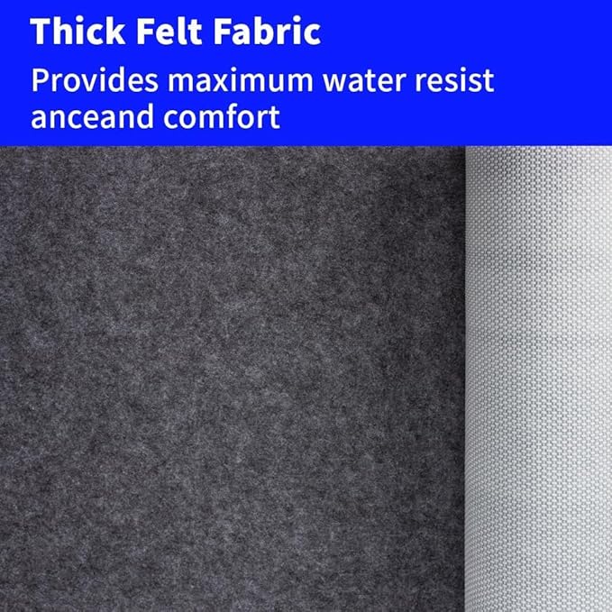 100% Waterproof Non-Slip Rug Pad 2x6 for Large Area Rugs Durable Felt Floor Protection pad for All Floors, Suitable for Cutting. Rug Pads Keep Rugs in Place and Provide Cushioning