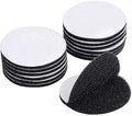 BRAVESHINE 12PCS Industrial-Strength Hook and Loop Fasteners - Double Sided Sticky Tapes - Anti Slip Rug Gripper Tapes Carpet Stickers for Home Office Use - Round Adhesive Wall Mounting Tape 1.5inch