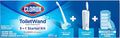 CLOROX Original Toilet Cleaning System, ToiletWand, Storage Caddy, 6 Refill Heads, Dorm Room Essentials