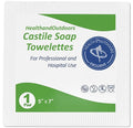HAO Castile Soap Cleansing Towelettes 125 Count Refreshing Scented Wipes White 125 Count (Pack of 1) HAO-CST-125