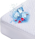 Cooling Waterproof Mattress Protector Full Size, Mattress Cover 3D Air Fabric Mattress Pad Cover Smooth Soft Breathable Noiseless, 8''-21'' Deep Pocket